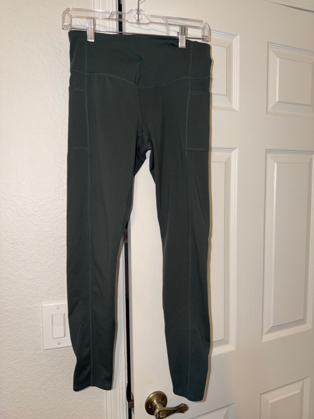 GAIAM Green/Gray Active Leggings